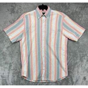 PAUL‎ & SHARK YACHTING Men's Short Sleeve Shirt Size 42 Multi Color Striped